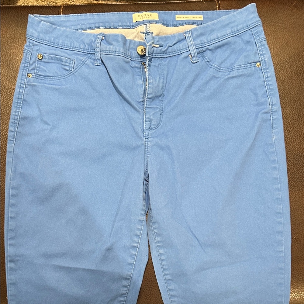 Curve Appeal Women's Classic Blue Skinny Jeans